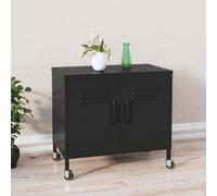 Walplus Storage Cabinet Black 60X35X56 Cm Steel