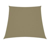 Walplus Sunshade Sail Oxford Fabric Trapezium 2/4X3 M Beige