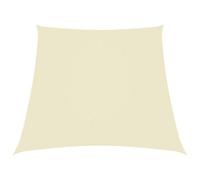 Walplus Sunshade Sail Oxford Fabric Trapezium 2/4X3 M Cream