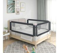 Walplus Toddler Safety Bed Rail Dark Grey 140X25 Cm Fabric