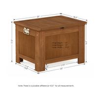 Walplus Turn-N-Tube 3-Tier End Tables, 2-Pack Space-Saving Design, French Oak/black