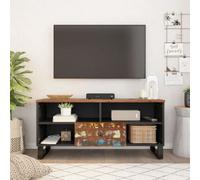 Walplus Tv Cabinet 100X33X46 Cm Solid Wood Reclaimed&engineered Wood