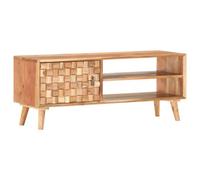 Walplus Tv Cabinet 100X35X40 Cm Solid Acacia Wood