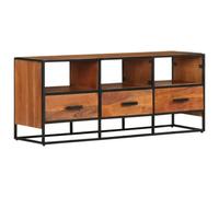 Walplus Tv Cabinet 110X30X45 Cm Solid Acacia Wood