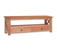 Walplus Tv Cabinet 120X30X40 Cm Solid Mahogany Wood