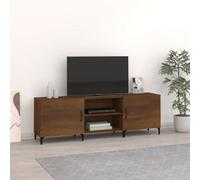 Walplus Tv Cabinet Brown Oak 150X30X50 Cm Engineered Wood
