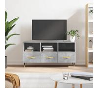 Walplus Tv Cabinet Concrete Grey 102X36X50 Cm Engineered Wood