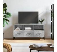 Walplus Tv Cabinet Concrete Grey 102X36X50 Cm Engineered Wood