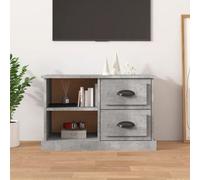 Walplus Tv Cabinet Concrete Grey 73X35.5X47.5 Cm Engineered Wood