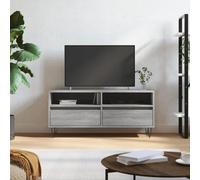 Walplus Tv Cabinet Grey Sonoma 100X34.5X44.5 Cm Engineered Wood