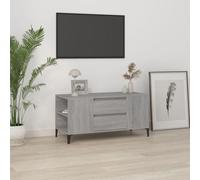 Walplus Tv Cabinet Grey Sonoma 102X44.5X50 Cm Engineered Wood