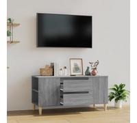 Walplus Tv Cabinet Grey Sonoma 102X44.5X50 Cm Engineered Wood