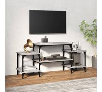 Walplus Tv Cabinet Grey Sonoma 117X35X52 Cm Engineered Wood