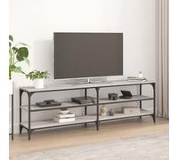Walplus Tv Cabinet Grey Sonoma 160X30X50 Cm Engineered Wood