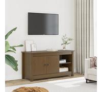 Walplus Tv Cabinet Honey Brown 103X36.5X52 Cm Solid Wood Pine