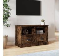 Walplus Tv Cabinet Smoked Oak 80X35X50 Cm Engineered Wood