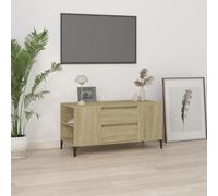 Walplus Tv Cabinet Sonoma Oak 102X44.5X50 Cm Engineered Wood