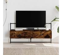 Walplus Tv Cabinet Wall-Mounted Smoked Oak 100.5X30X51 Cm Engineered Wood