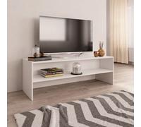 Walplus Tv Cabinet White 120X40X40 Cm Engineered Wood