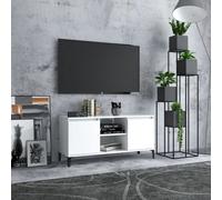 Walplus Tv Cabinet With Metal Legs White 103.5X35X50 Cm