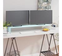 Walplus Tv Stand/monitor Riser Glass Green 110X30X13 Cm