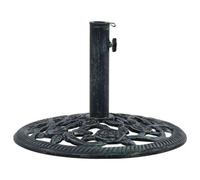 Walplus Umbrella Base Green 9 Kg 40 Cm Cast Iron