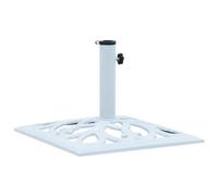 Walplus Umbrella Base White 12 Kg 49 Cm Cast Iron
