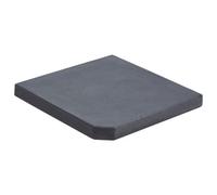 Walplus Umbrella Weight Plate Black Granite Square 25 Kg