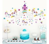 Walplus Unicorn World Kids Sticker Pvc Pink