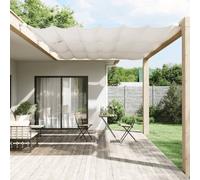 Walplus Vertical Awning Garden Sun Shade Canopy Gazebo For Back Door, Porch, Patio White 140X270 Cm Oxford Fabric
