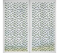 Walplus Vibrant And Verdant Vines Window Privacy Film For Glass Windows - Self-Adhesive Static Cling, No Glue, Anti-Uv Window Film