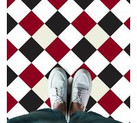 Walplus Victorian Diamond Peel And Stick Wall Tiles Stickers - 120X60 Cm Self Adhesive Floor Stick On Tiles For Kitchen (1 Sheet)