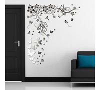 Walplus Vine With Butterflies Mirror Mirror Stickers Nursery Home Decoration Gift Ideas 102 Pieces