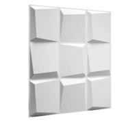 WALPLUS Wall 3D Panels 50x50 cm - 12 Boards (for 3 sqm2) Kitchen Decor, Living Room Style, Cladding, Covering DIY Art, Home Decorations, Decals, Eco Friendly Kitchen Décor [Oberon Design]