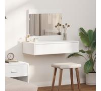 Walplus Wall Hanging Dressing Table White 83X40X70 Cm