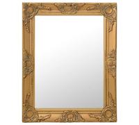 Walplus Wall Mirror Baroque Style 50X60 Cm Gold