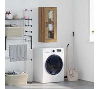 Walplus Wall Mounted Cabinet Artisan Oak 34.5 X 34 X 90 Cm