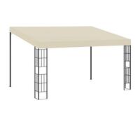 Walplus Wall-Mounted Gazebo 3X4 M Cream Fabric