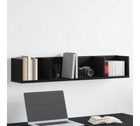 Walplus Wall Shelf Black Oak 100 X 18 X 18 Cm Engineered Wood