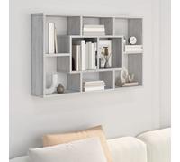 Walplus Wall Shelf Grey Sonoma 85X16X52.5 Cm Engineered Wood