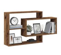 Walplus Wall Shelf Old Wood 104X20X58.5 Cm Engineered Wood