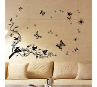 Walplus Wall Sticker Decal Butterfly Vine Decal Art Diy Home Decorations Stickers Stock Clearance