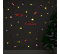 Walplus Wall Sticker Starry Christmas Eve Xmas Decals Bedroom Home Decorations