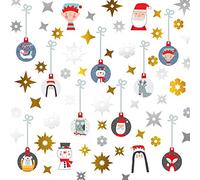WALPLUS Wall Stickers, Christmas Decorations, Mixed, One Size