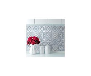 WALPLUS Wall Tile Sticker Set - 15 x 15 cm (6 x 6 in) - 24 pcs, DIY Art, Home Decorations, Decals, Kitchen Decor, Bathroom Ideas, Peel and Stick Back
