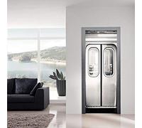 WALPLUS Wallflexi Door Mural Lift Office Home Decoration Wall Art Murals Decals living Room Nursery Restaurant Hotel Café Office Décor Removable Self-Adhesive Stickers, multicolour