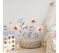 Walplus Walpuscombo Adult - Delicate Watercolour Flowers Wall Sticker (2 Pack)