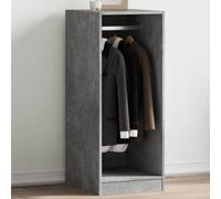 Walplus Wardrobe Concrete Grey 48X41X102 Cm Engineered Wood