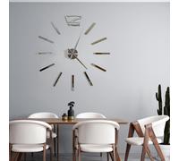 WALPLUS WC2048 - Silver 3D Giant Vinyl Clock