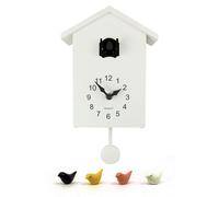 WALPLUS WC2088 - White Cuckoo Clock - Black Window